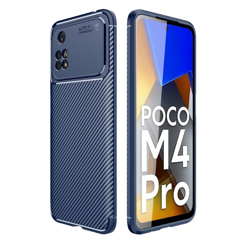 Kryt Na Poco M4 Pro 4G Styling Z Uhlíkových Vláken