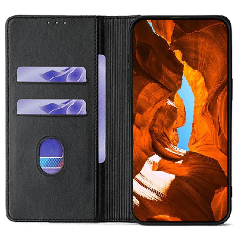 Kožené Pouzdro Folio Xiaomi 15 Vlnitý Design