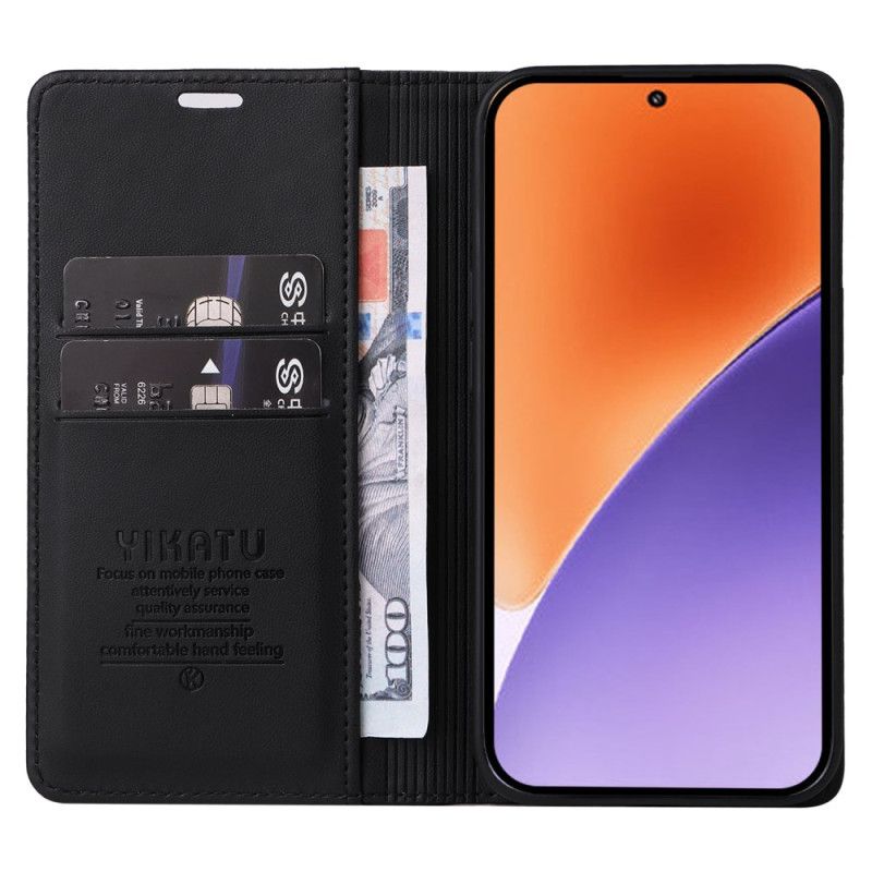 Kožené Pouzdro Folio Xiaomi 15 Yikatu