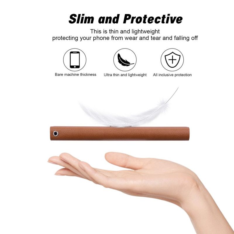 Kožený Kryt Na Xiaomi 15 Klasický Řemínek