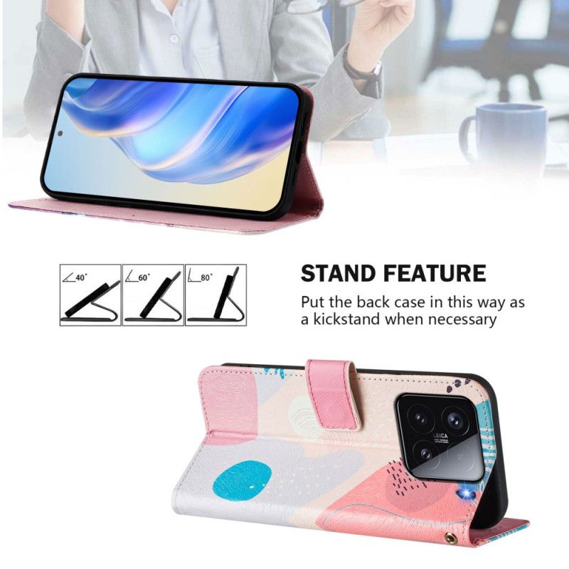 Kožený Kryt Na Xiaomi 15 Motiv Graffiti