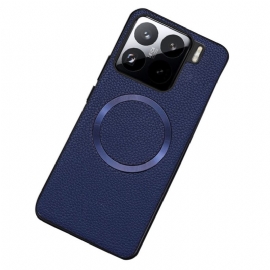 Kryt Na Xiaomi 15 Texturovaná Umělá Kůže Kompatibilní S Magsafe