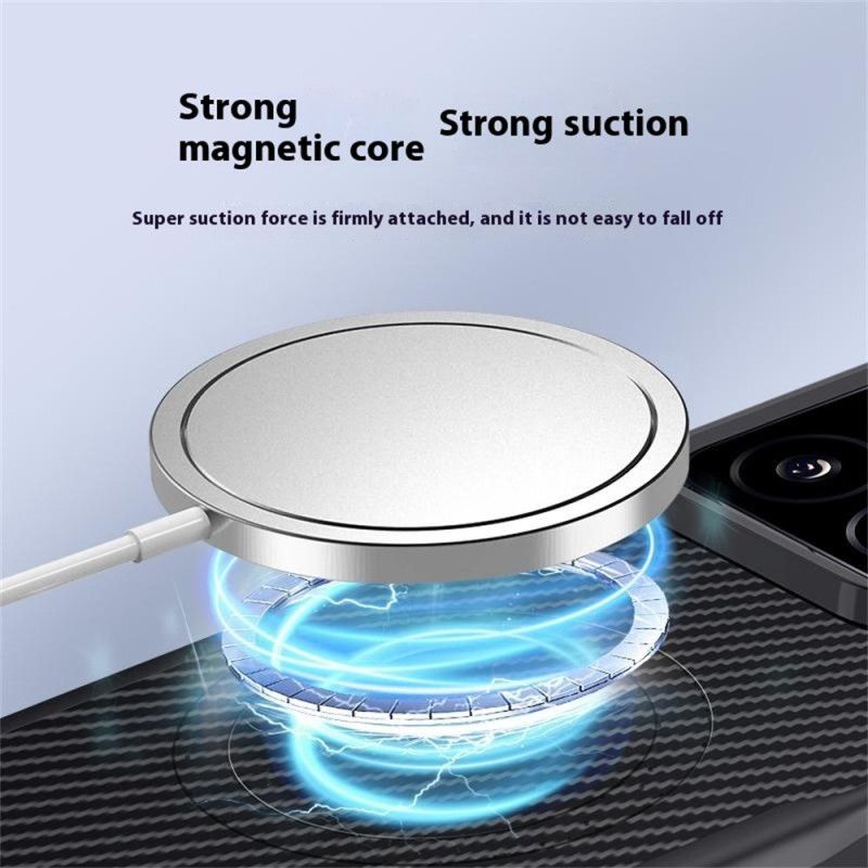 Kryt Xiaomi 15 Uhlíková Vlákna Kompatibilní S Magsafe