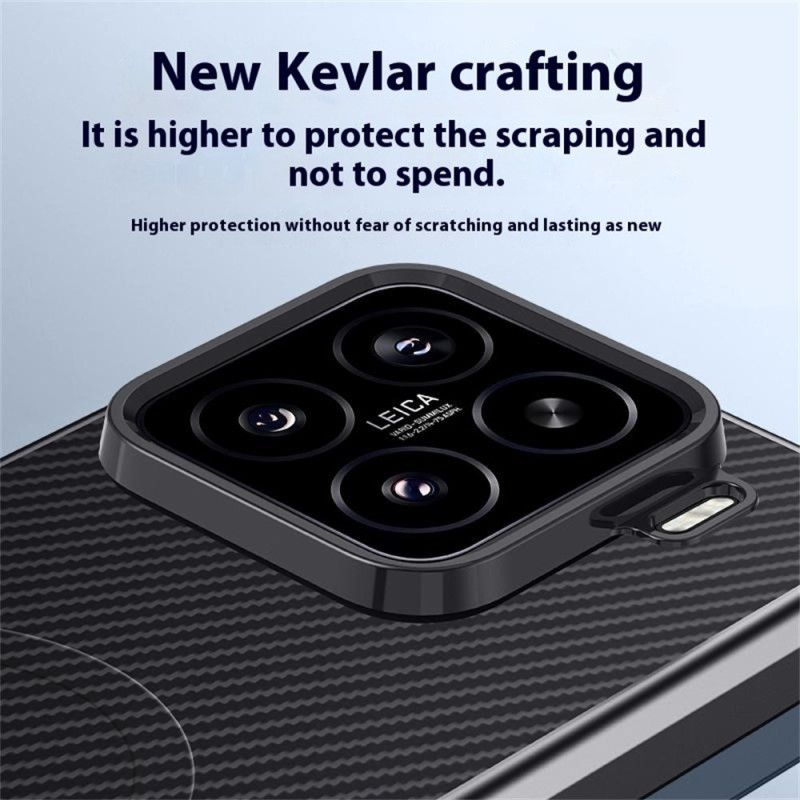 Kryt Xiaomi 15 Uhlíková Vlákna Kompatibilní S Magsafe