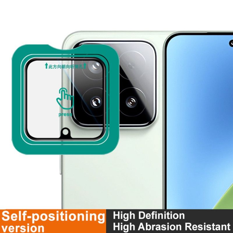 Ochranný Kryt Objektivu Z Tvrzeného Skla Pro Xiaomi 15 S Automatickým Polohováním Rámu