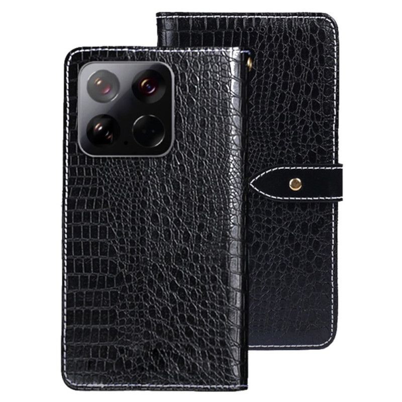 Peněženková Pouzdra Xiaomi 15 Krokodýlí Textura Idewei