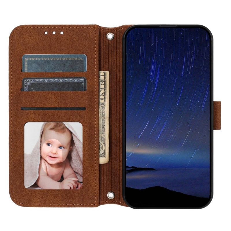 Peněženková Pouzdra Xiaomi 15 Kryty Na Mobil Dvojitý Vlys