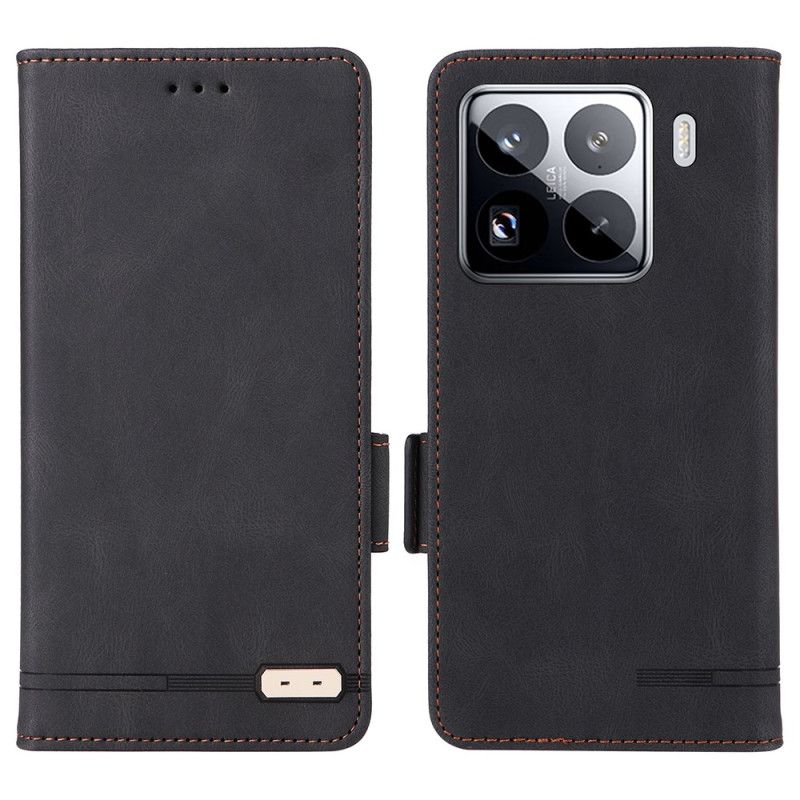 Peněženková Pouzdra Xiaomi 15 Kryty Na Mobil Peněženka S Kovovou Dekorací