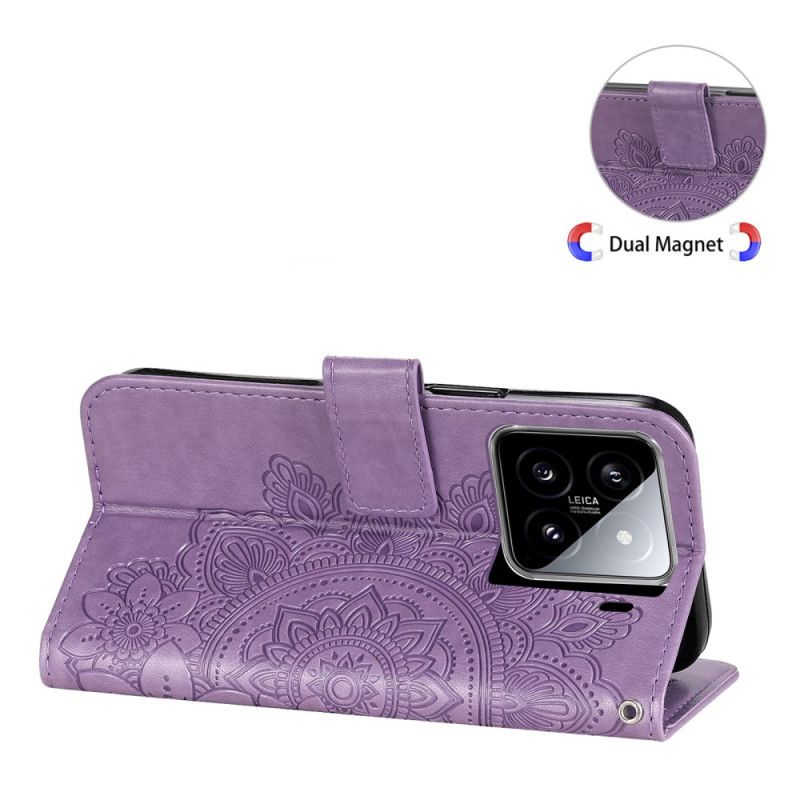 Peněženková Pouzdra Xiaomi 15 Kryty Na Mobil Potisk Mandaly