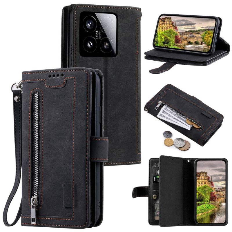 Peněženková Pouzdra Xiaomi 15 Peněženka Se Zipem