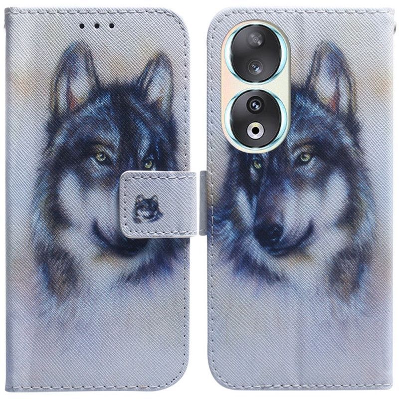 Flipové Pouzdro Na Honor 90 Akvarelový Pes