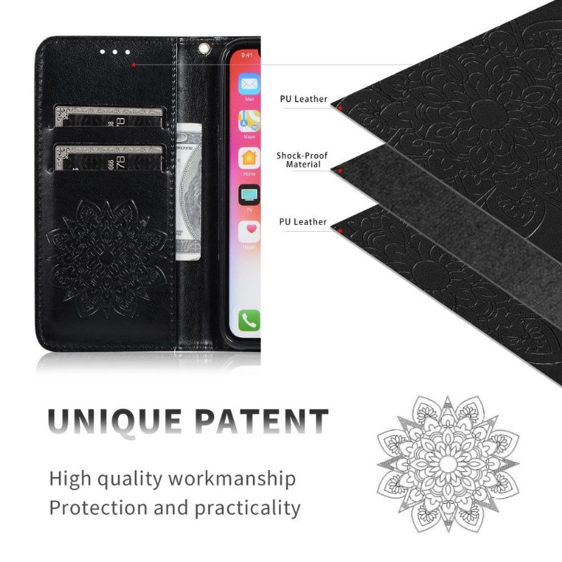 Flipové Pouzdro Na Samsung Galaxy S10 Plus Kaleidoskop Z Umělé Kůže