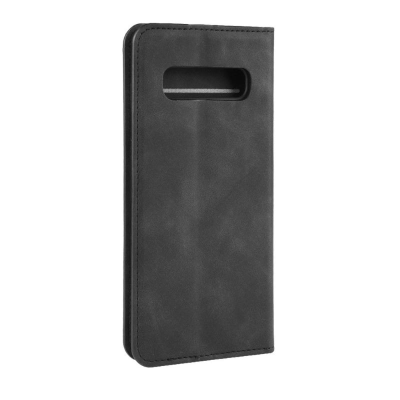 Flipové Pouzdro Na Samsung Galaxy S10 Plus Obchodní Retro