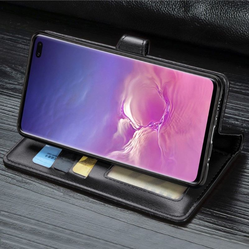Flipové Pouzdro Na Samsung Galaxy S10 Plus Umělá Kůže Indila