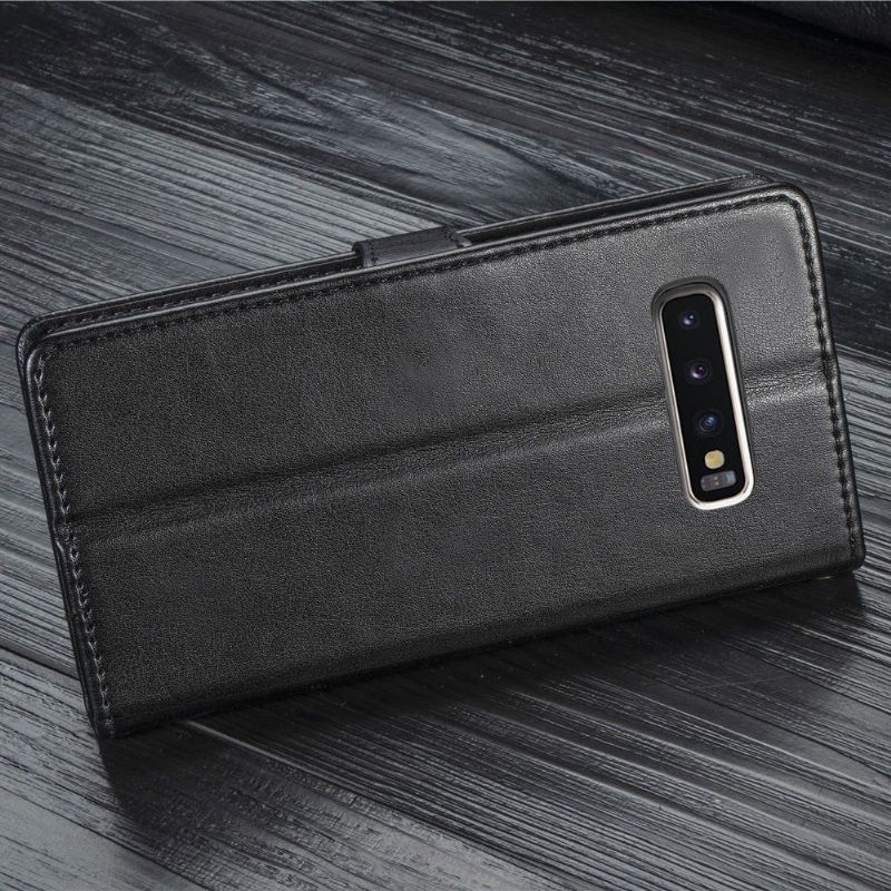 Flipové Pouzdro Na Samsung Galaxy S10 Plus Umělá Kůže Indila