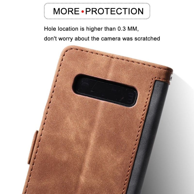 Flipové Pouzdro Na Samsung Galaxy S10 Plus Vintage Kapsa