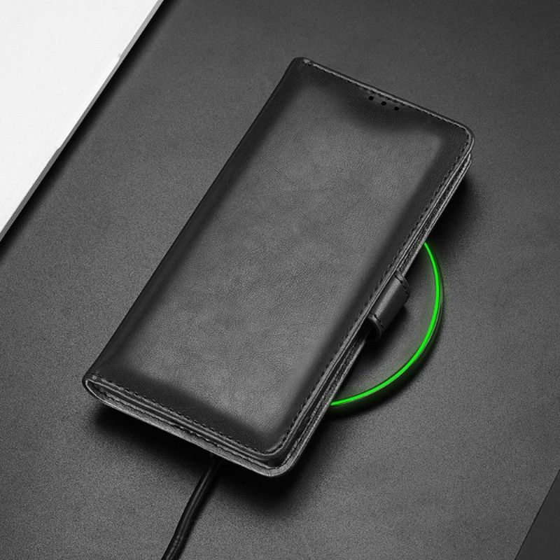 Flipové Pouzdro Na Samsung Galaxy S10 Plus Řada S Koženými Efekty Kado