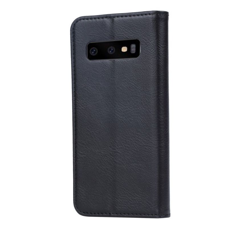 Kožené Pouzdro Folio Na Samsung Galaxy S10 Plus Kožený Stojánek