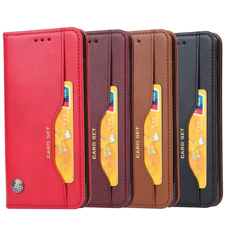 Kožené Pouzdro Folio Na Samsung Galaxy S10 Plus Kožený Stojánek