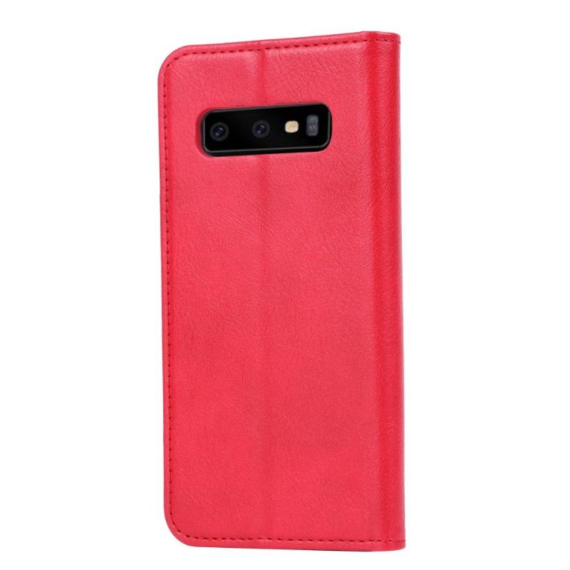 Kožené Pouzdro Folio Na Samsung Galaxy S10 Plus Kožený Stojánek