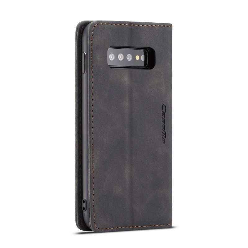 Kožené Pouzdro Folio Na Samsung Galaxy S10 Plus Prémiová Imitace Kůže