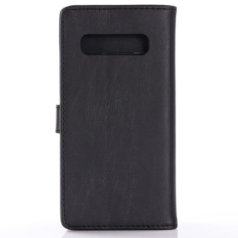 Kožené Pouzdro Folio Na Samsung Galaxy S10 Plus Retro Umělá Kůže