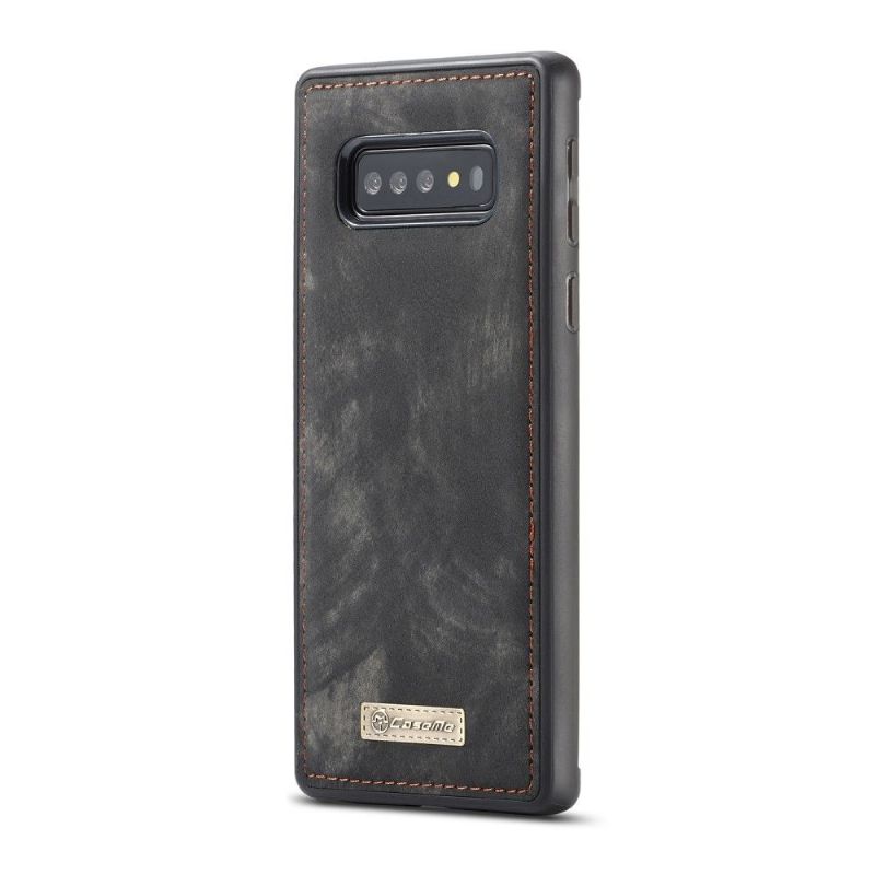 Kryt Flipové Pouzdro Na Samsung Galaxy S10 Plus Peněženkové Pouzdro 2v1 A Magnetické Pouzdro