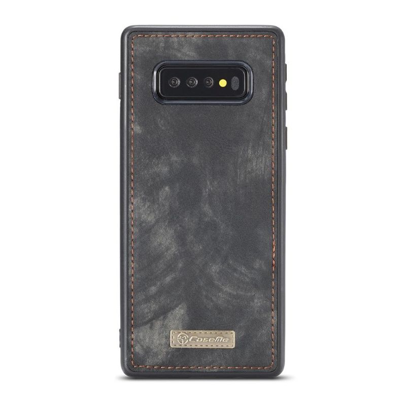 Kryt Flipové Pouzdro Na Samsung Galaxy S10 Plus Peněženkové Pouzdro 2v1 A Magnetické Pouzdro