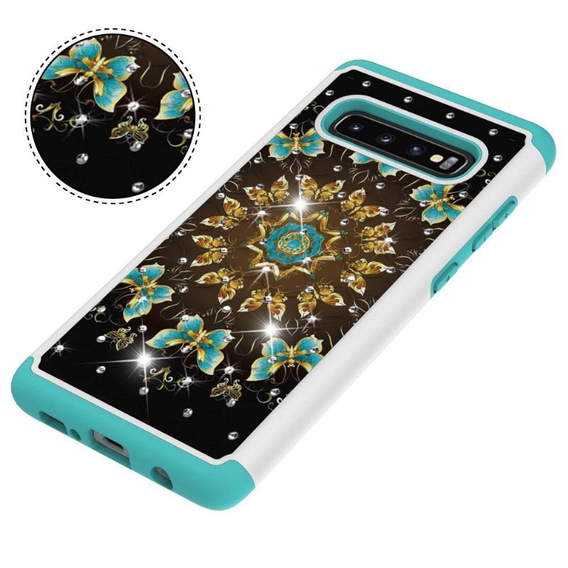 Kryt Na Samsung Galaxy S10 Plus Luxusní Vícenásobní Motýli