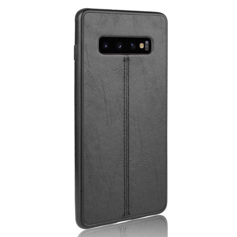 Kryty Na Mobil Na Samsung Galaxy S10 Plus Kožený Efekt