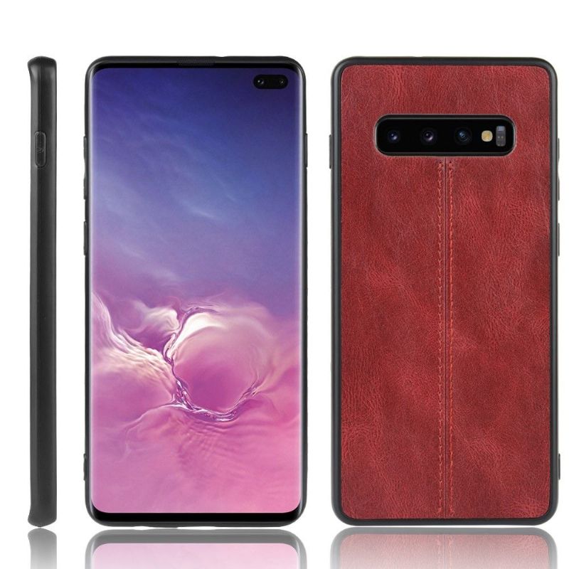 Kryty Na Mobil Na Samsung Galaxy S10 Plus Kožený Efekt