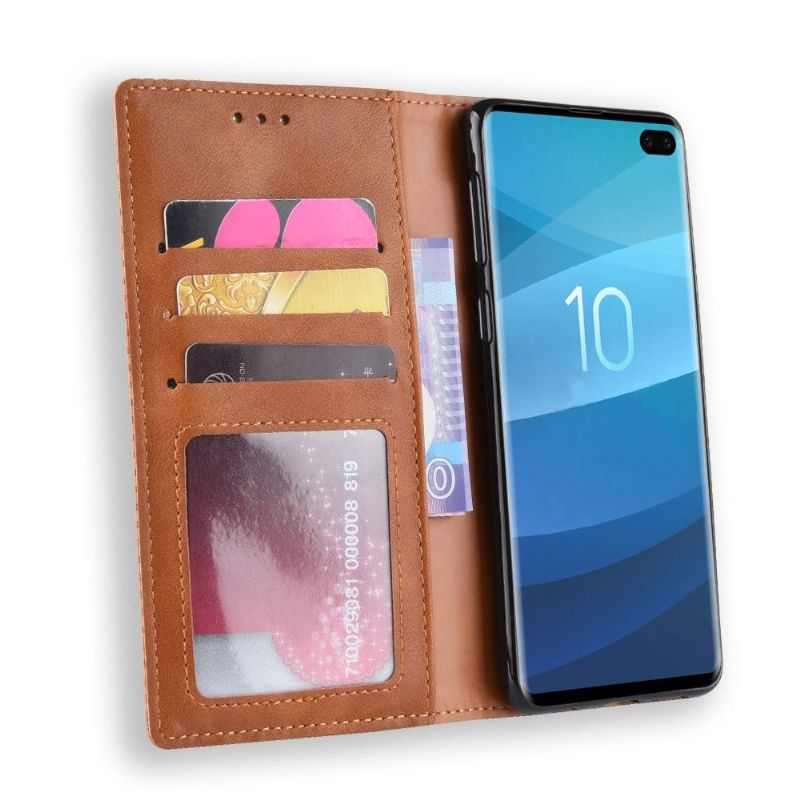 Pouzdra Na Samsung Galaxy S10 Plus Kožený Styl Le Cirénius
