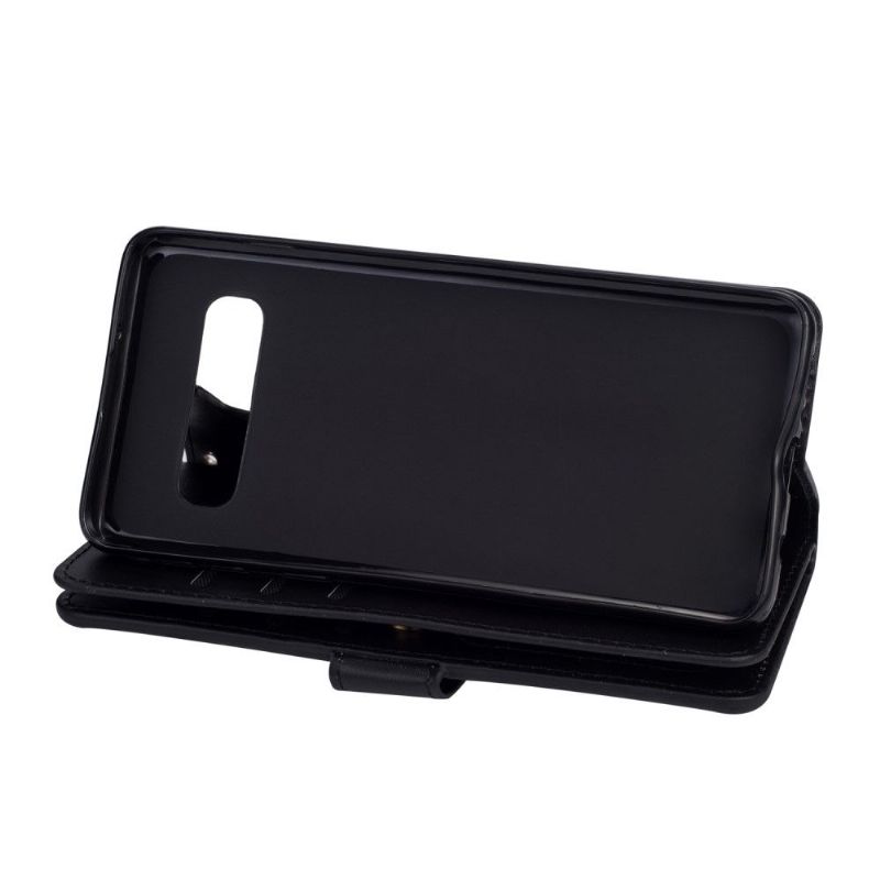 Pouzdra Na Samsung Galaxy S10 Plus Peněženkové Pouzdro Kůže S Řemínkem
