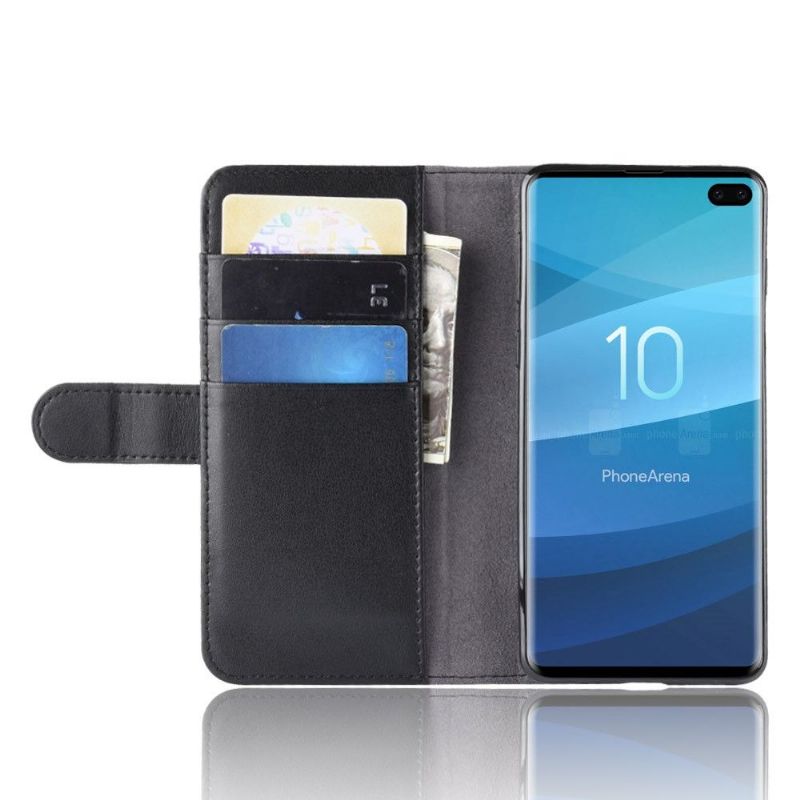 Pouzdra Na Samsung Galaxy S10 Plus Peněženkové Pouzdro Prémiová Kůže