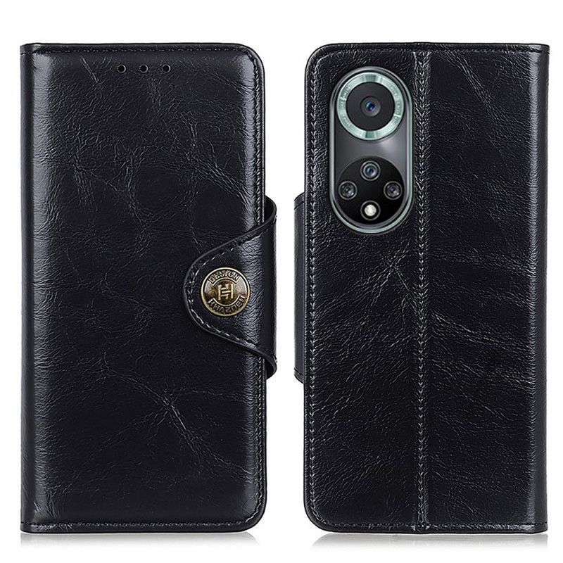 Kožené Pouzdro Na Honor 50 Pro Profesionální Umělá Kůže Lesklá Khazneh