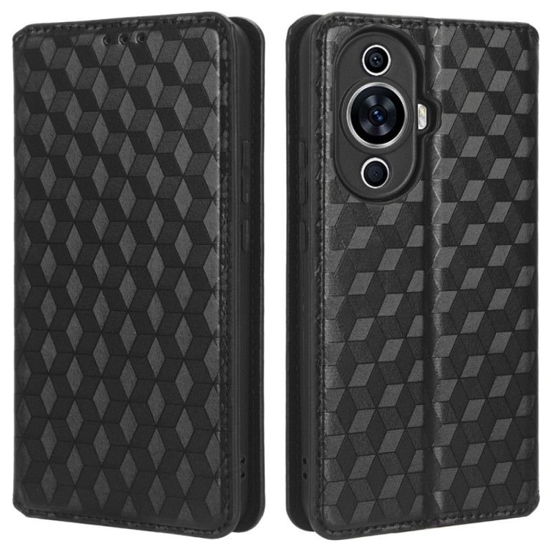 Kožené Pouzdro Huawei Nova 12s Kryty Na Mobil 3d Diamanty