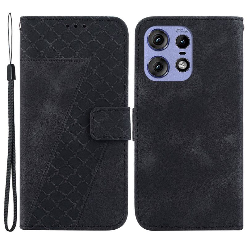 Kožený Kryt Motorola Edge 50 Pro Návrh 7