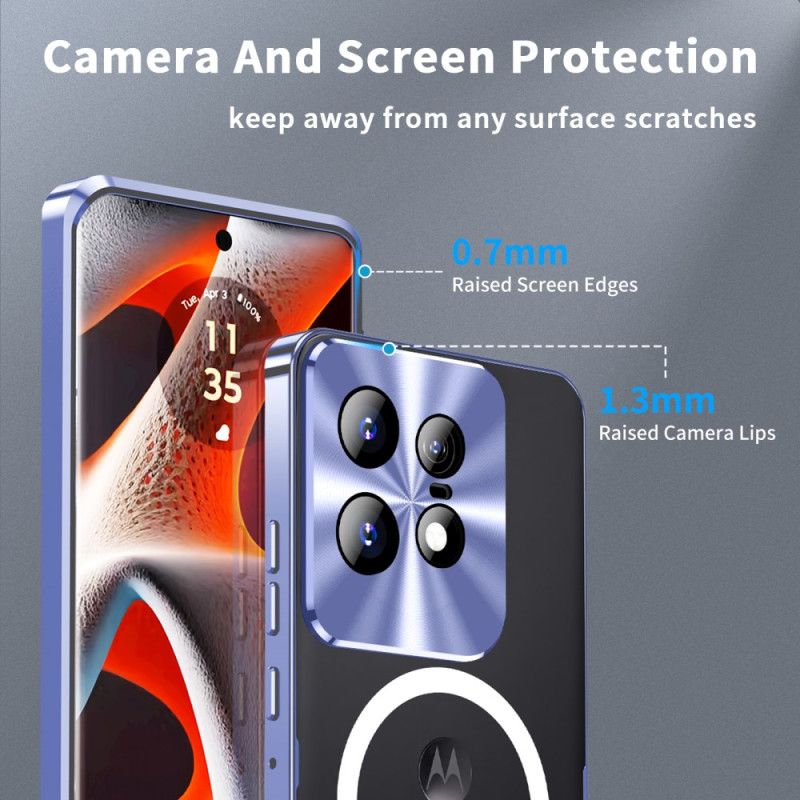 Kryt Motorola Edge 50 Pro Kryty Na Mobil Magnetická Řada Magický Štít