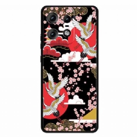 Kryt Motorola Edge 50 Pro Kryty Na Mobil Čtyři Jeřábi V Letu