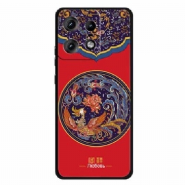 Kryt Motorola Edge 50 Pro Květ Fénixe