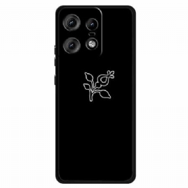 Kryt Na Motorola Edge 50 Pro Květinová Grafika