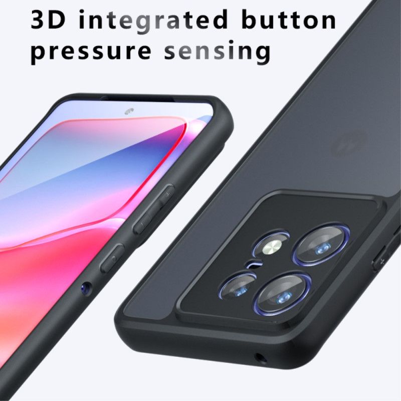 Kryt Na Motorola Edge 50 Pro Černá Průhledná