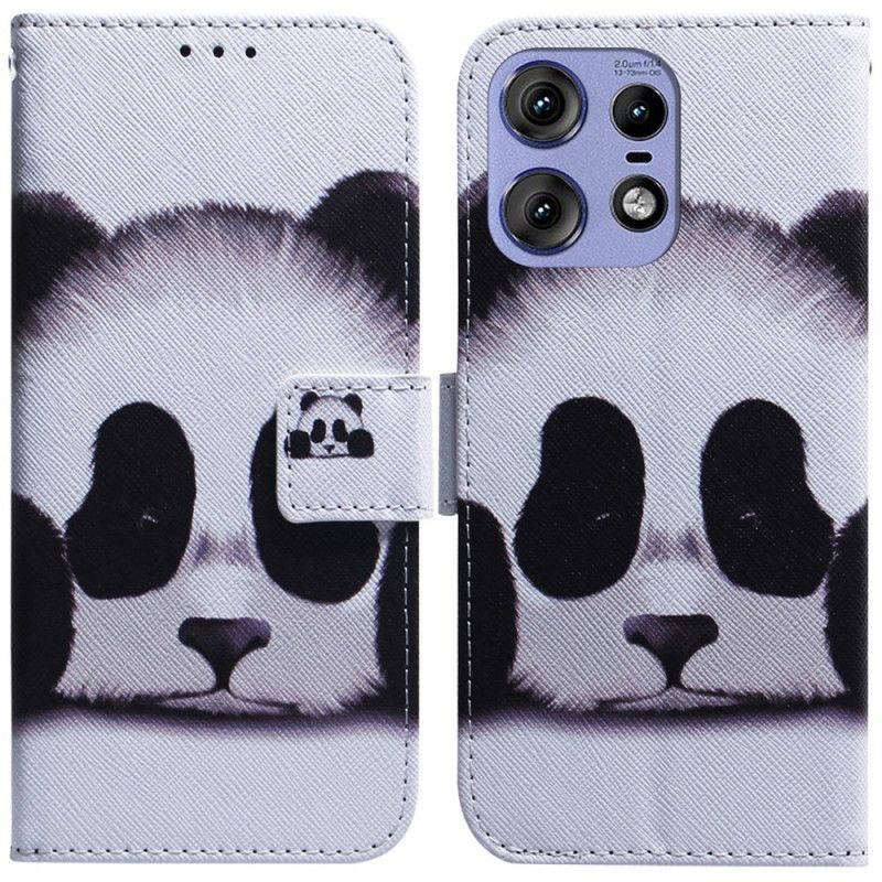 Peněženková Pouzdra Motorola Edge 50 Pro Panda
