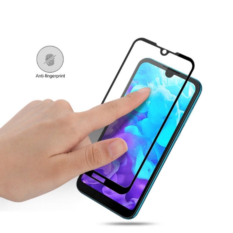 Huawei Y5 2019 – Ochranné Tvrzené Sklo V Plné Velikosti – Černá
