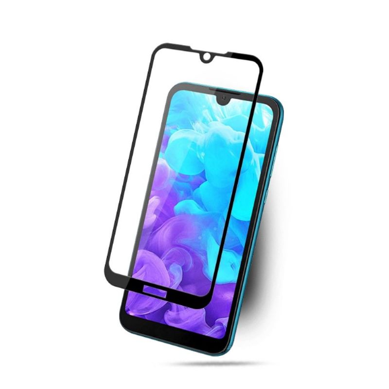 Huawei Y5 2019 – Ochranné Tvrzené Sklo V Plné Velikosti – Černá