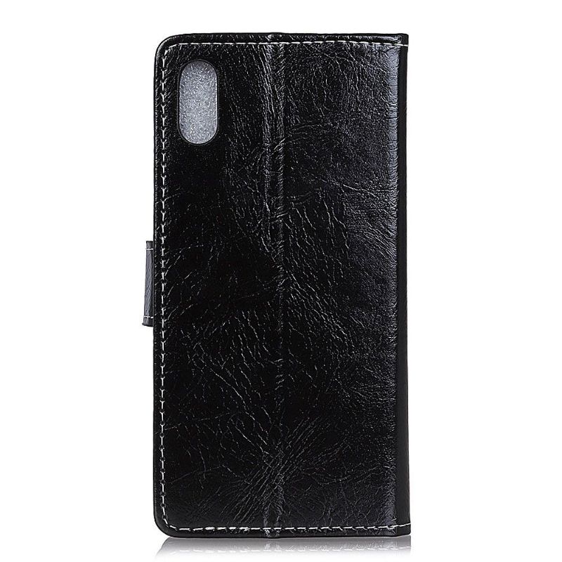 Kožené Pouzdro Folio Na Huawei Y5 2019 Prošívání S Luxusním Koženým Efektem