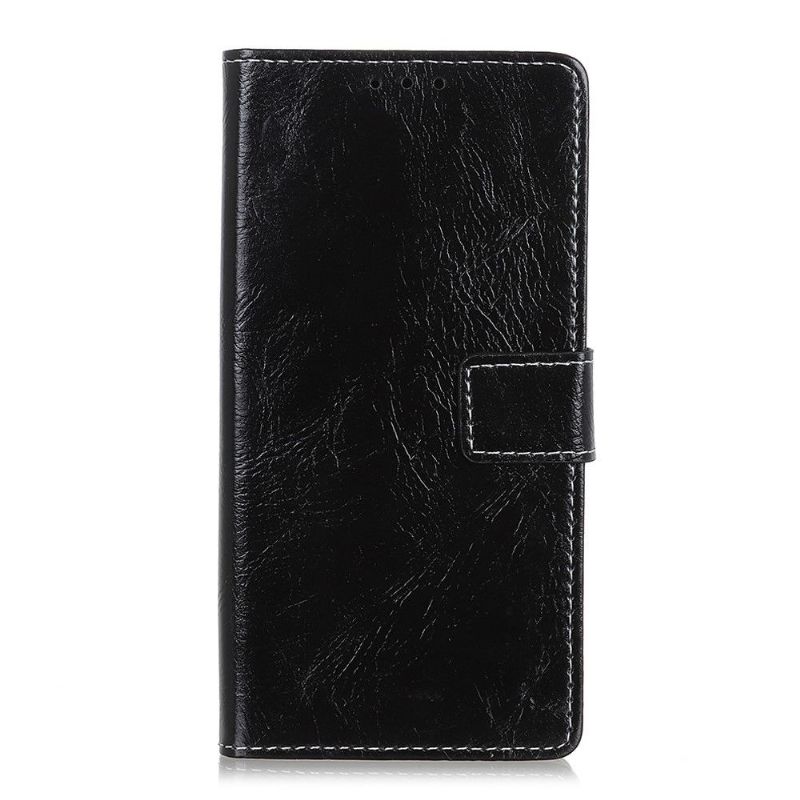 Kožené Pouzdro Folio Na Huawei Y5 2019 Prošívání S Luxusním Koženým Efektem