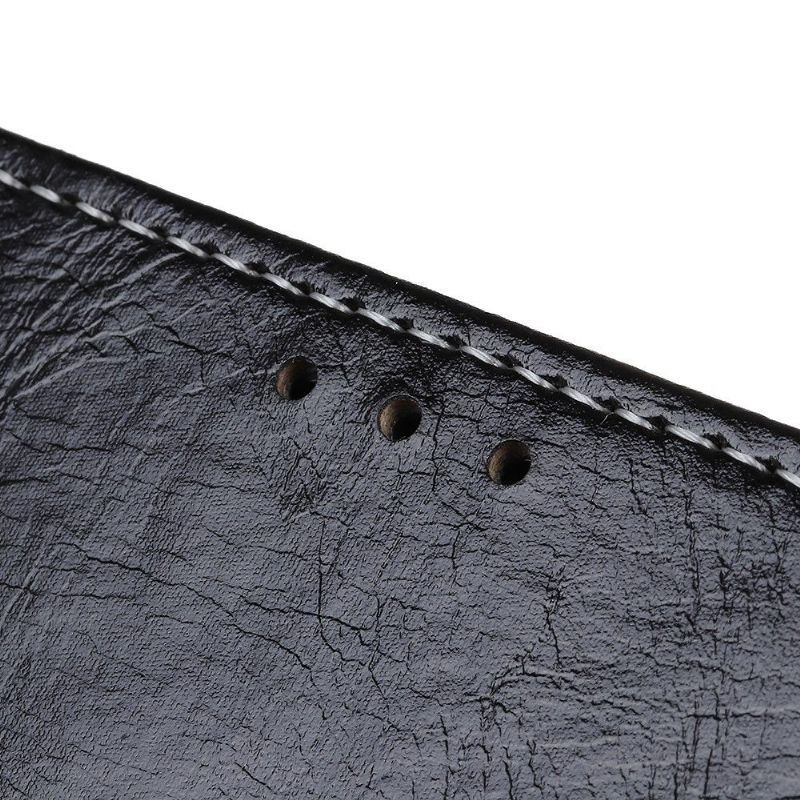 Kožené Pouzdro Folio Na Huawei Y5 2019 Prošívání S Luxusním Koženým Efektem