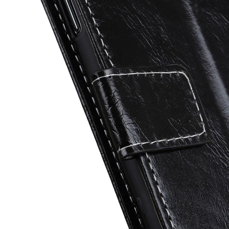 Kožené Pouzdro Folio Na Huawei Y5 2019 Prošívání S Luxusním Koženým Efektem