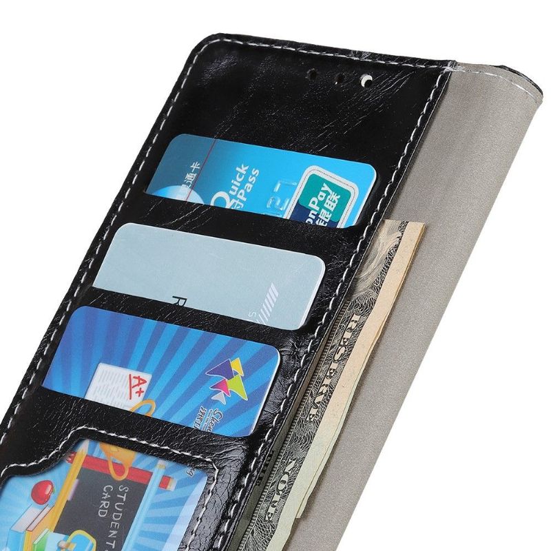 Kožené Pouzdro Folio Na Huawei Y5 2019 Prošívání S Luxusním Koženým Efektem